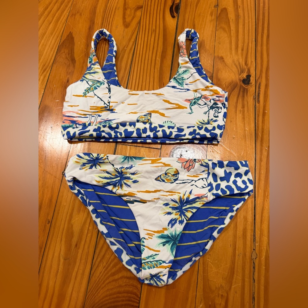 Girls Maaji size 12 bathing suit! Reversible and in good condition